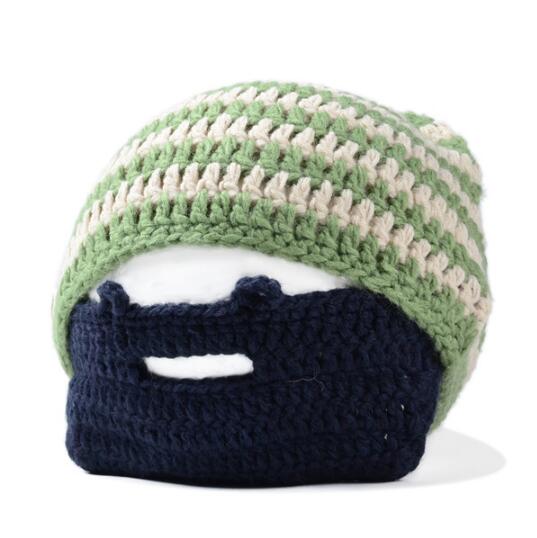 Warm Winter Women Men Fashion Punk Knit Crochet Beard Hat Beanie Mustache Face Mask Ski Snow Caps