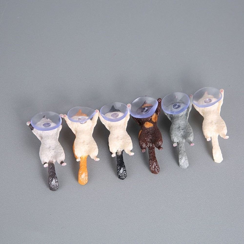Phone Holder Cute Cat Support Resin Mobile Phone Holder Stand Sucker Tablets Desk Sucker Design high quality Smartphone Holder