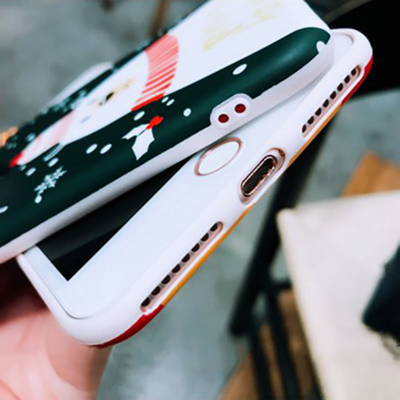 *New Christmas Alert* - Cartoon Christmas 3D Doll Deer Snowman Phone Case For iPhone