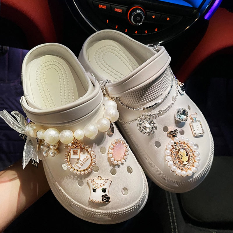 Rhinestone slippers. Non-Adult. Unisex.
