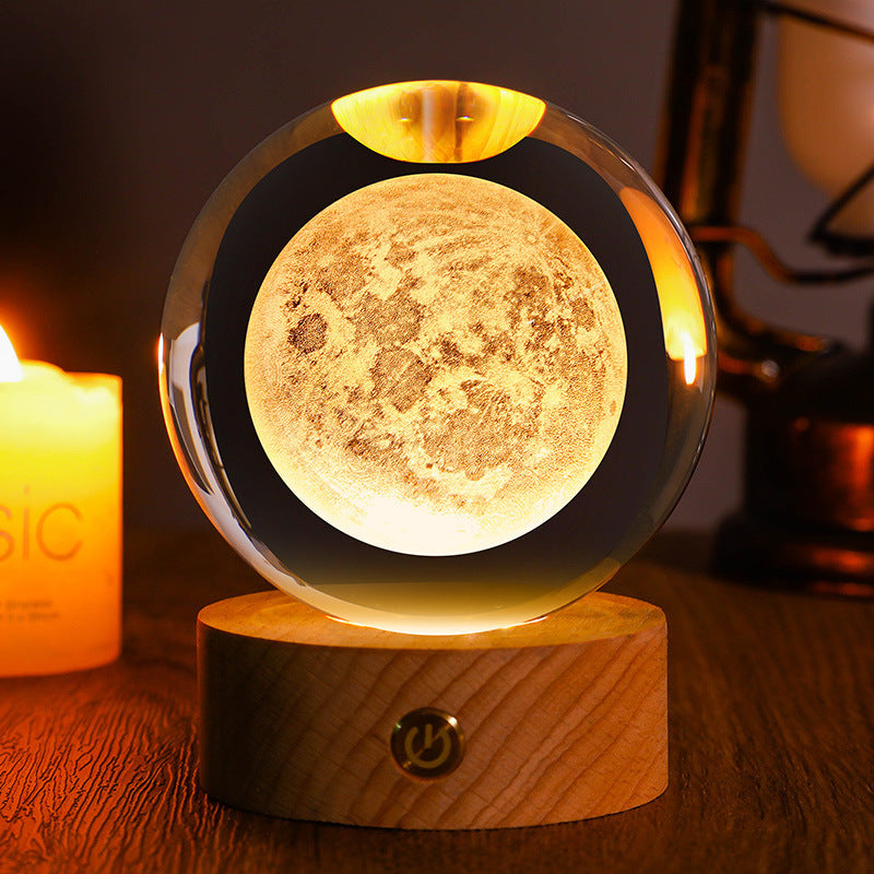 *New Christmas Decor Alert* - Starry Sky 3D Crystal Ball. White Crystal Ball Ornament.