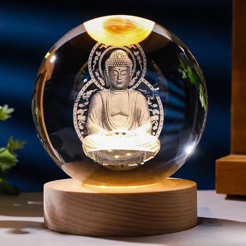 *New Christmas Decor Alert* - Starry Sky 3D Crystal Ball. White Crystal Ball Ornament.