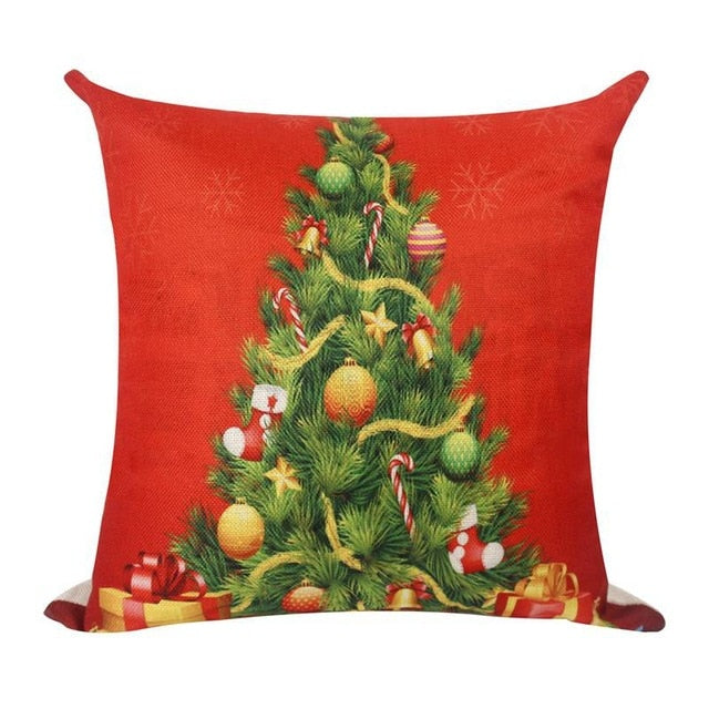 Merry Christmas Decoration For Home Santa Claus Reindeer Pillow Case Christmas 2019 Xmas Navidad Happy New Year 2020