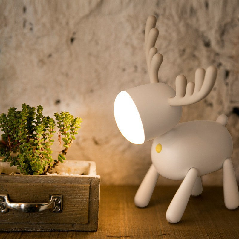 *New Christmas Decor Alert* - Cartoon Deer Night Light USB Charging Silicone Led Elk