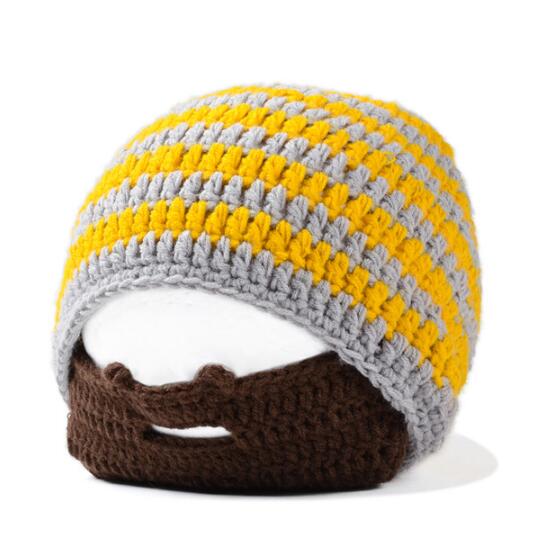 Warm Winter Women Men Fashion Punk Knit Crochet Beard Hat Beanie Mustache Face Mask Ski Snow Caps