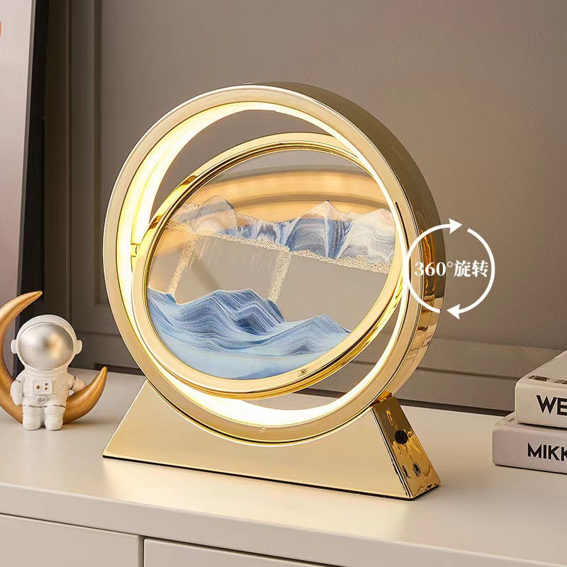 *New Christmas Gift Alert* - Creative Flow Sand Table Lamp Hourglass Ornament and Night Light