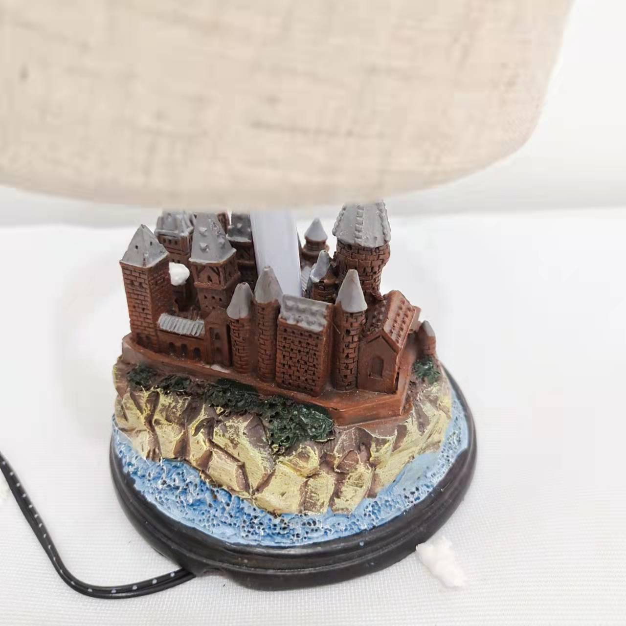 *New Christmas Decor Alert* HP - Wizard Castle Resin Lamp
