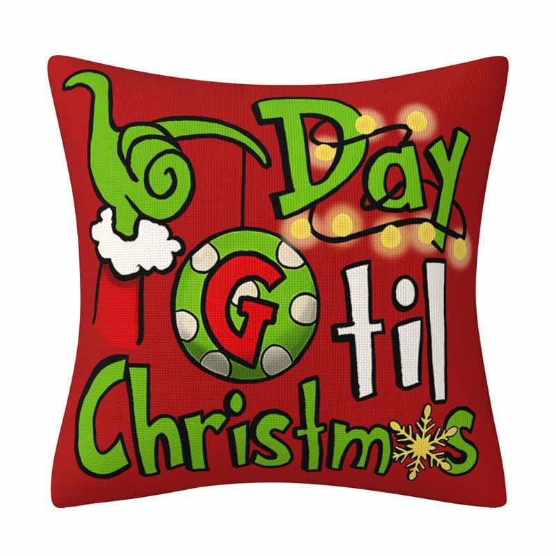 Grinch Christmas Pillow Cover