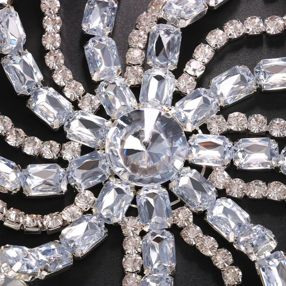 *Christmas Hair Accessory* - New Boho Long Tassel Hair Chain with Rhinestone for holiday party or costume