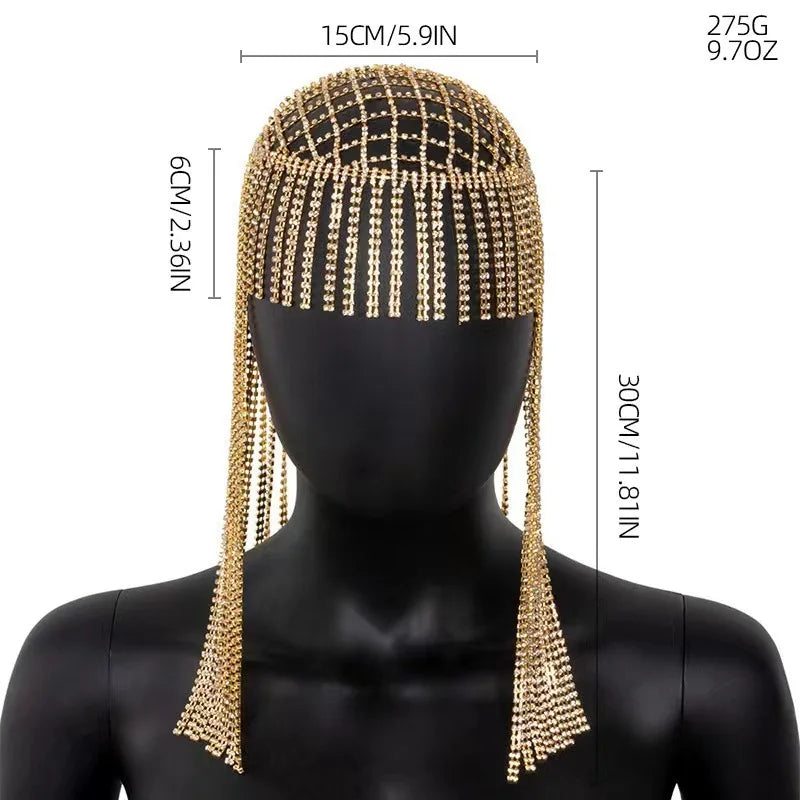 Water Diamond Headpiece. Hair Chain