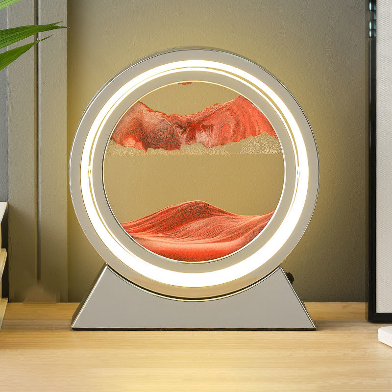 *New Christmas Gift Alert* - Creative Flow Sand Table Lamp Hourglass Ornament and Night Light