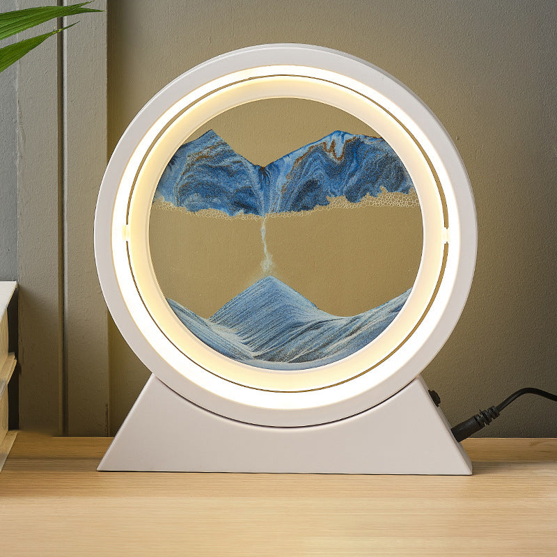 *New Christmas Gift Alert* - Creative Flow Sand Table Lamp Hourglass Ornament and Night Light