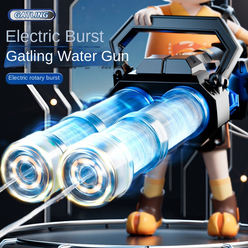 Teenage backpack water gun electric continuous rotating for beach fun!