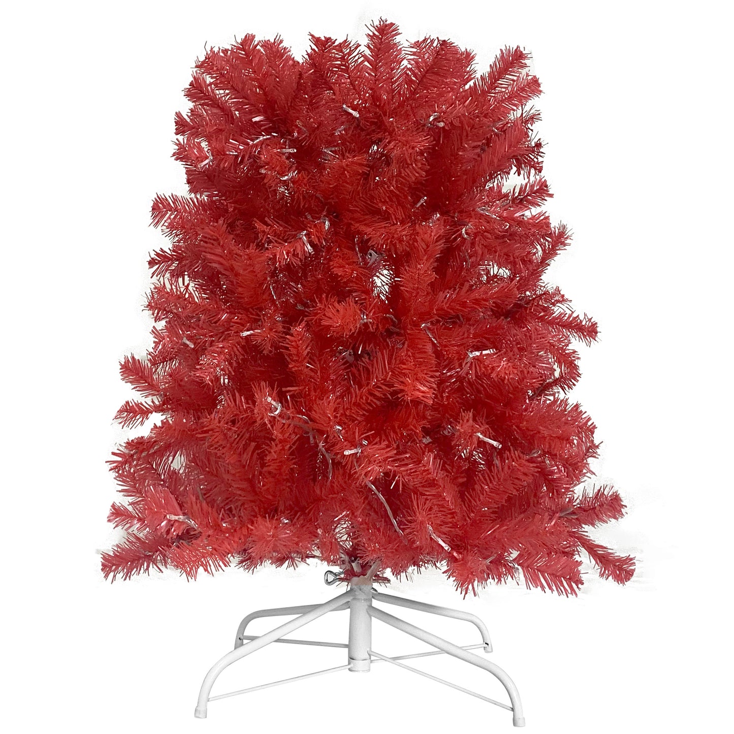 *New Christmas Tree Alert* 6FT hinge fir, artificial. Curved top Christmas tree, bendable, 1250 lush branch hints, 300 LED Christmas lights