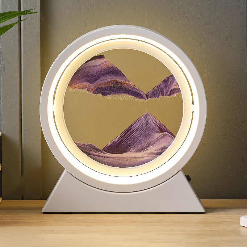 *New Christmas Gift Alert* - Creative Flow Sand Table Lamp Hourglass Ornament and Night Light