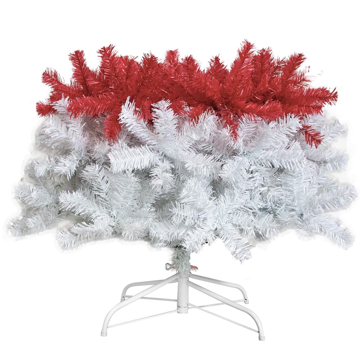 *New Christmas Tree Alert* 6FT hinge fir, artificial. Curved top Christmas tree, bendable, 1250 lush branch hints, 300 LED Christmas lights