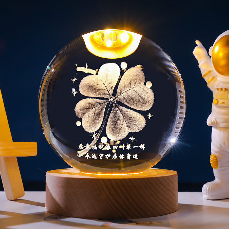 *New Christmas Decor Alert* - Starry Sky 3D Crystal Ball. White Crystal Ball Ornament.