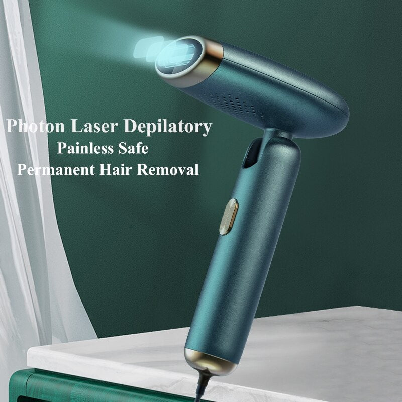 Fold Handheld Photon Flash Laser Depilatory 5 Gears Adjustable No Pain Rejuvenation Hair Removal Skin Beauty Machine