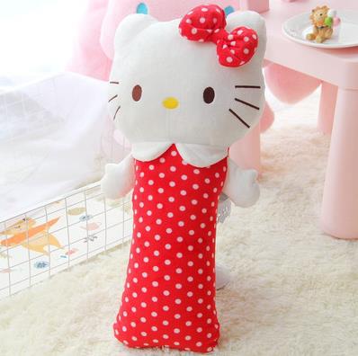 Child Car Seat Belt Shoulder Pad PP Cotton Car Seat Belt Cover For Kids Cartoon Hello Kitty Accessories Safety Belt Pillow