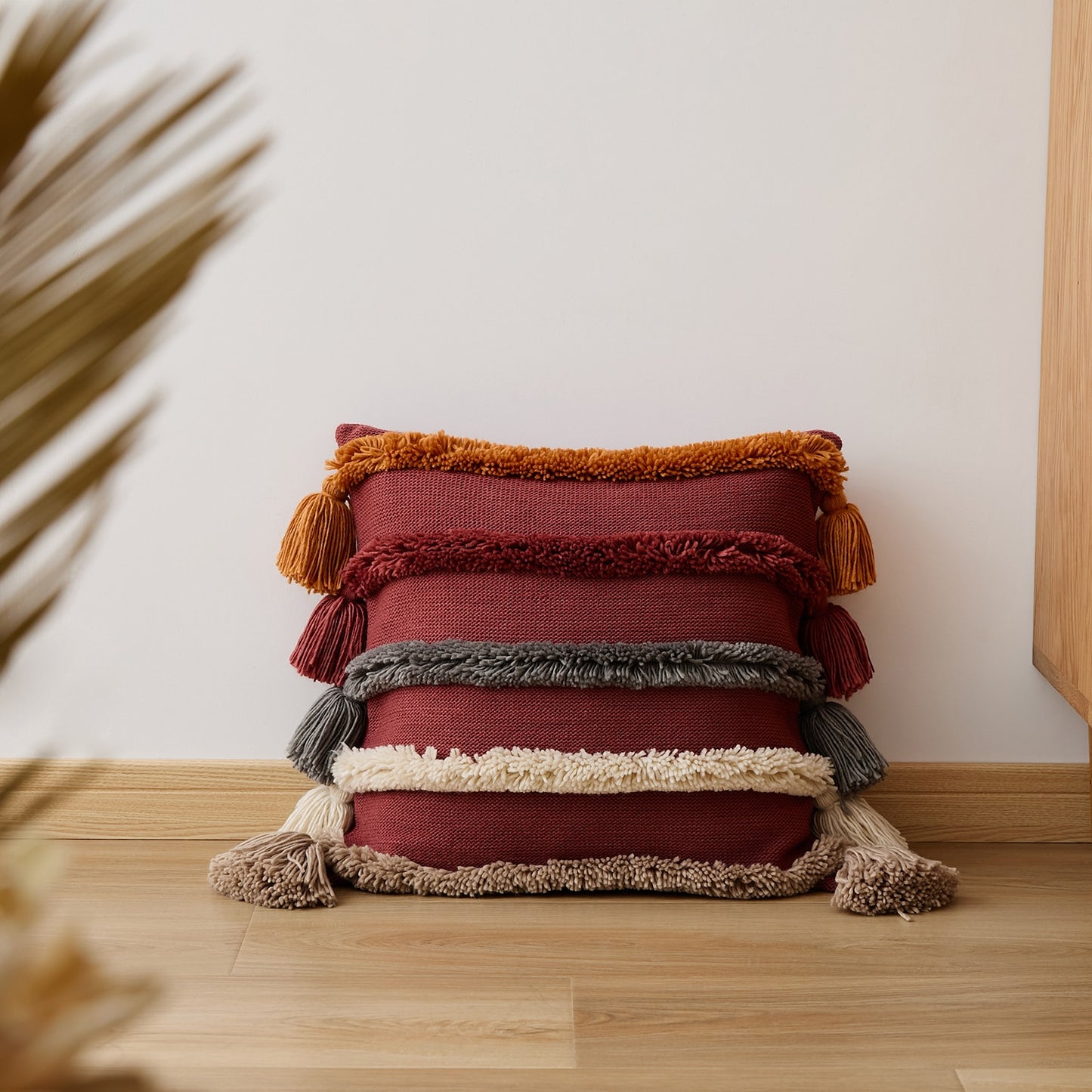 Pillow Bedside Bed Office Sofa Nordic Ins Stripe Cushion Waist Cushion Can Contain Core Household Products