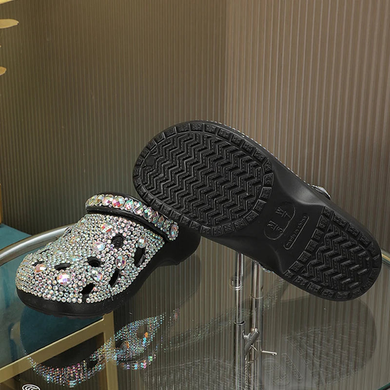 House of Hutson Original - Rhinestone Decoration Clogs