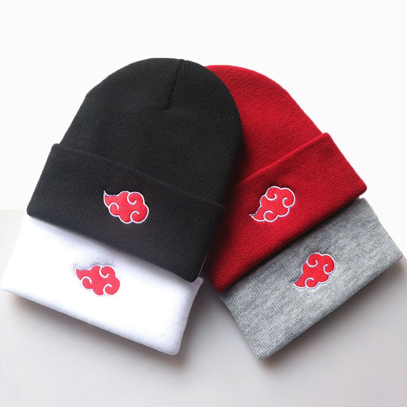 Autumn and Winter Auspicious Cloud Knitted Hat Xiaoyun Duo Woolen Hat Anime Warm Hat Men's and Women's Cold Hat