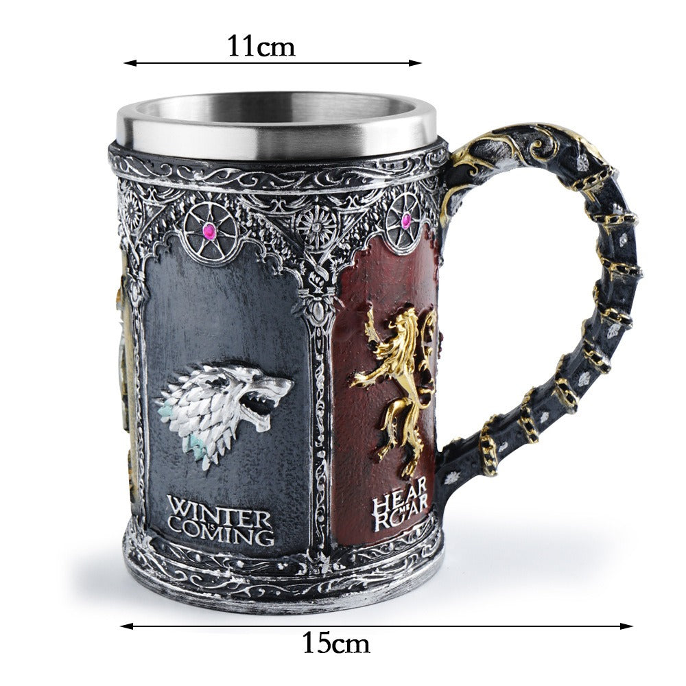 Song of Ice and Fire Resin Mark Cup