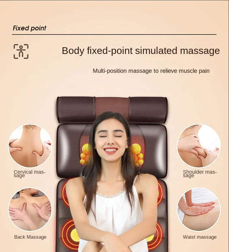 Remote Control Portable Back Massage Cushion