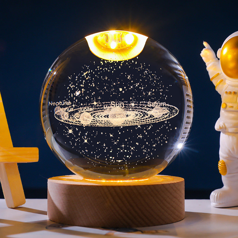 *New Christmas Decor Alert* - Starry Sky 3D Crystal Ball. White Crystal Ball Ornament.