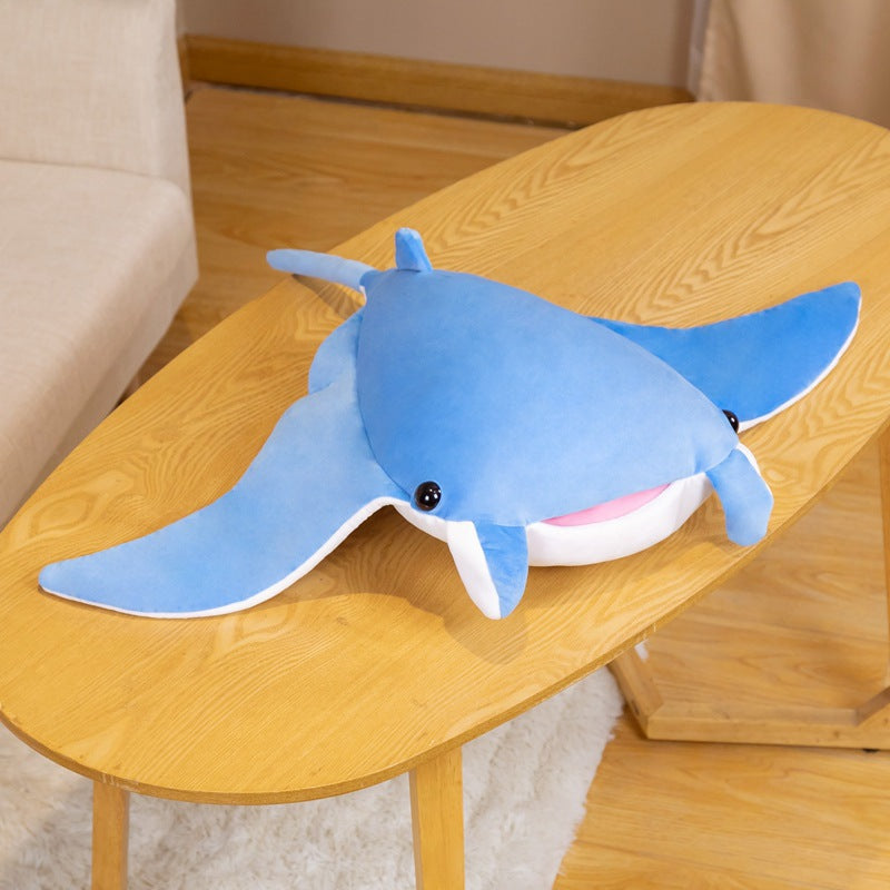 Cute Simulation Ray Doll Devil Fish Plush Toy Pillow For Children And Girls