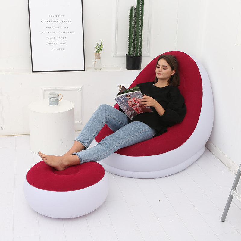*New Christmas Gift Alert* Inflatable Mattress Chair & Stool