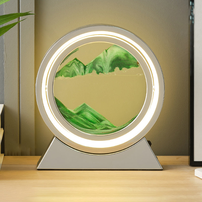 *New Christmas Gift Alert* - Creative Flow Sand Table Lamp Hourglass Ornament and Night Light