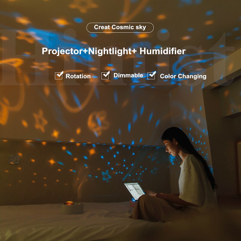 House of Hutson Home Goods - Projection Light Air Humidifier