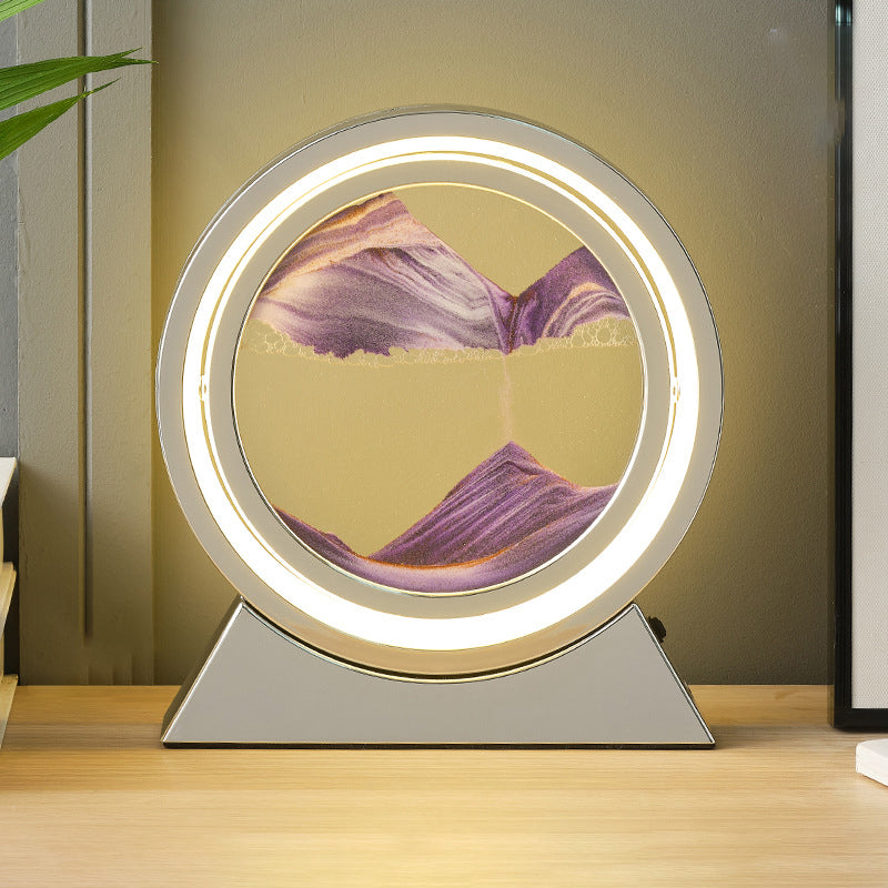 *New Christmas Gift Alert* - Creative Flow Sand Table Lamp Hourglass Ornament and Night Light