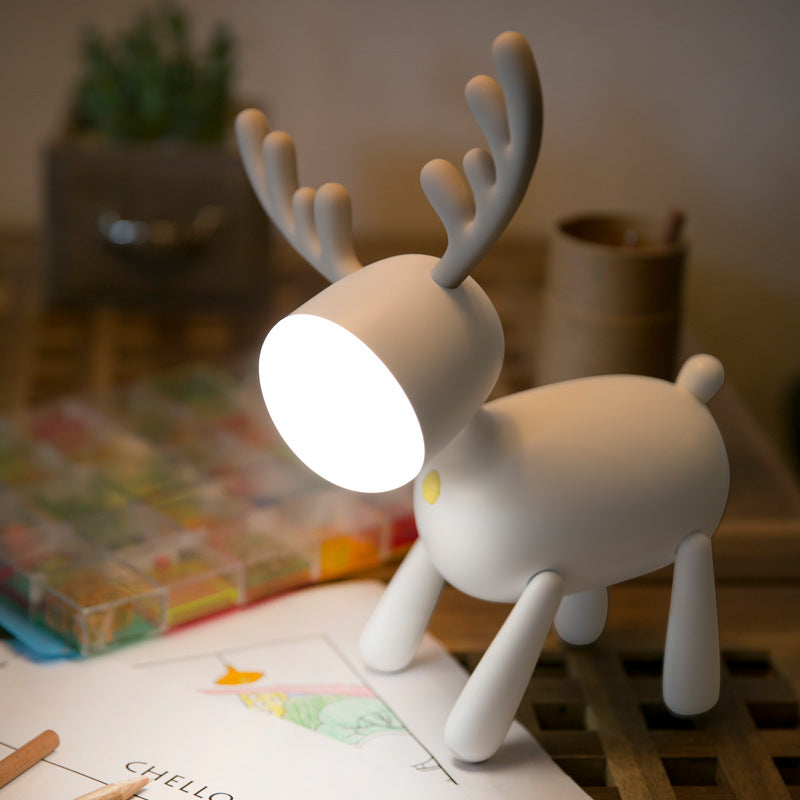 *New Christmas Decor Alert* - Cartoon Deer Night Light USB Charging Silicone Led Elk