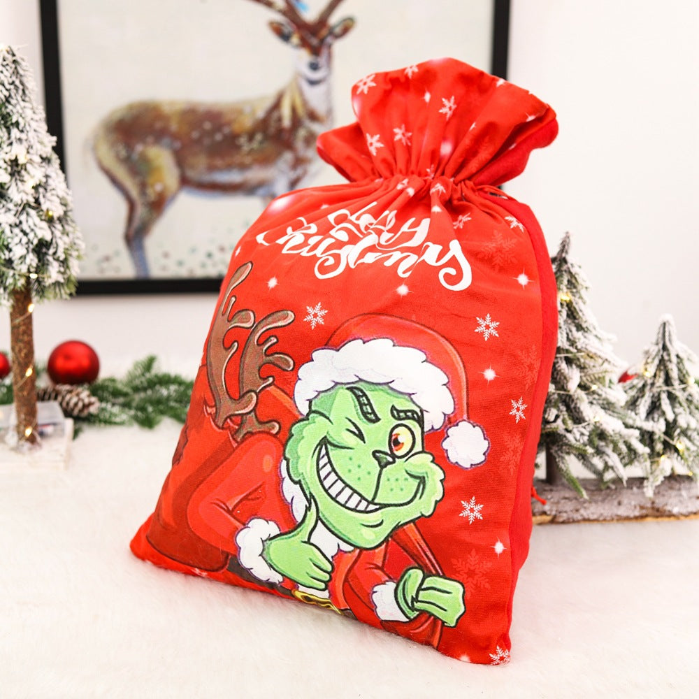 Christmas Grinch Christmas Thief Gift Bag