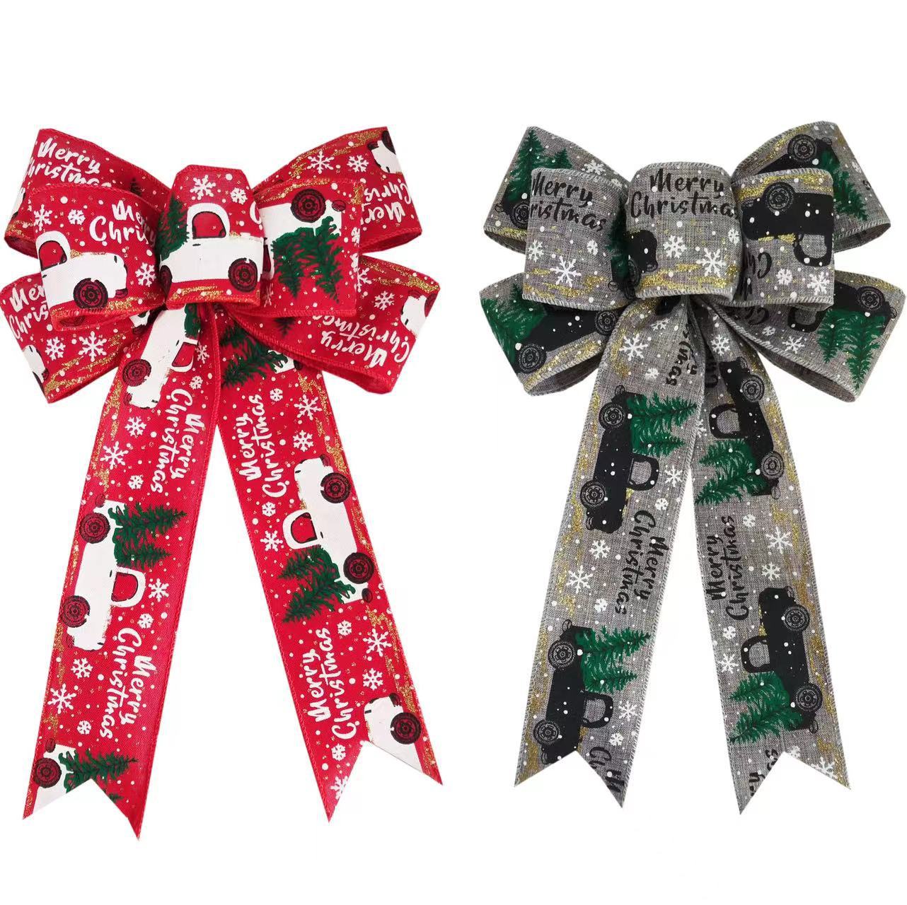 Christmas Ribbon Bows Christmas Decorative Bows DIY Bow Ribbon