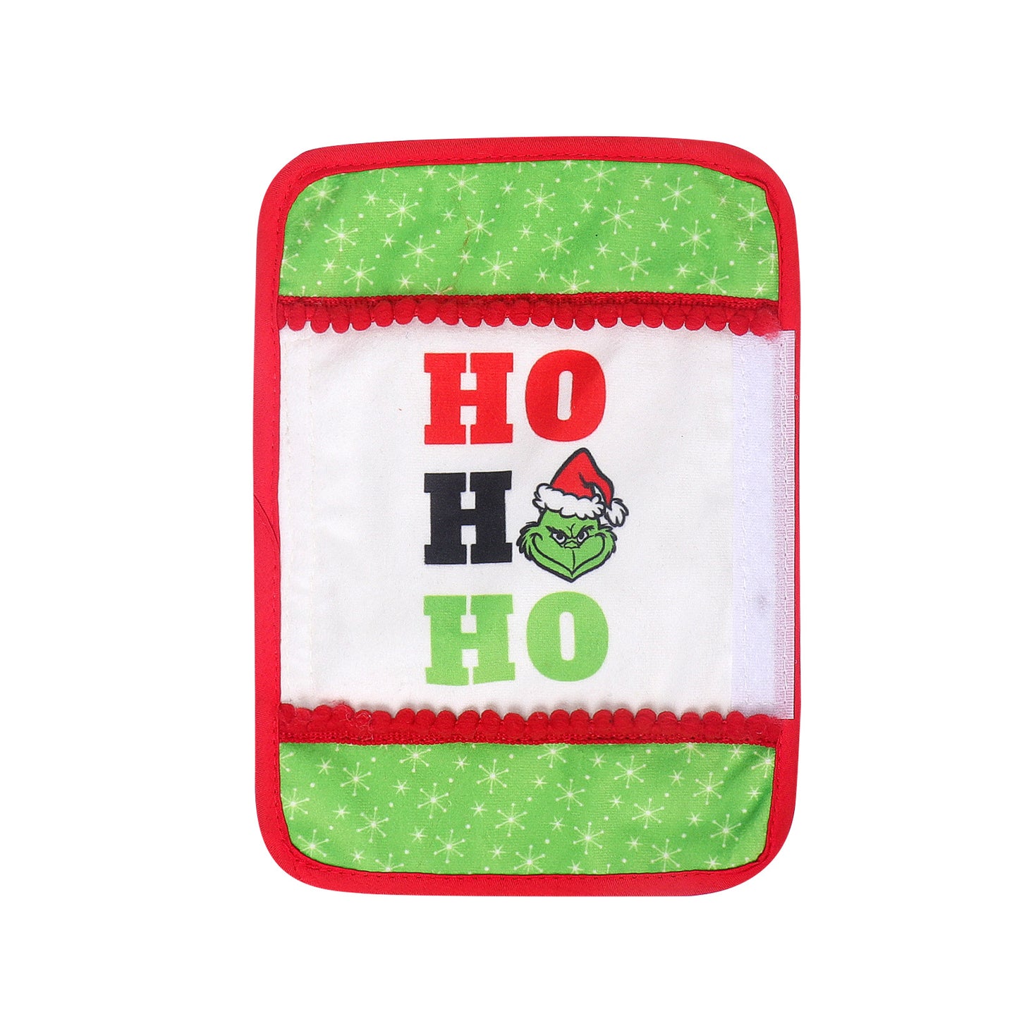 Grinch Handle Set Creative Christmas Decorations Refrigerator Microwave Oven Handle Protective Cover