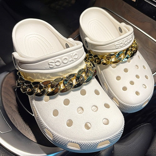 Rhinestone slippers. Non-Adult. Unisex.