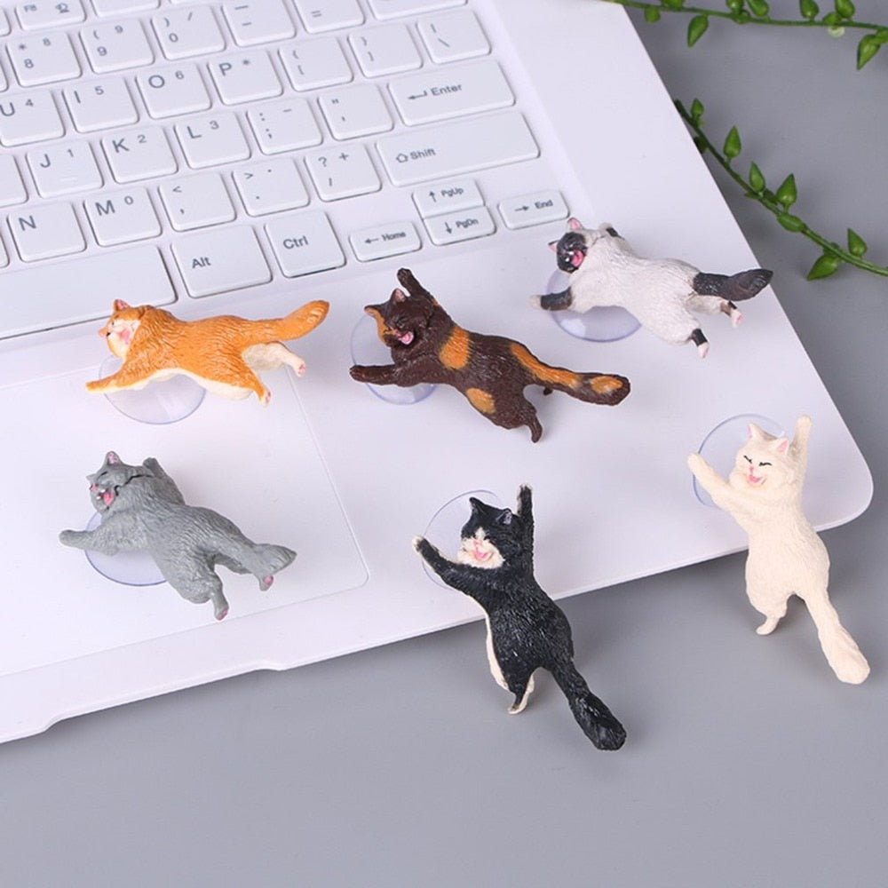 Phone Holder Cute Cat Support Resin Mobile Phone Holder Stand Sucker Tablets Desk Sucker Design high quality Smartphone Holder
