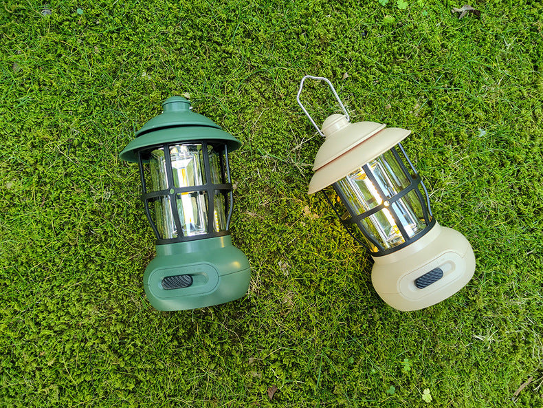 Camping Ligjt Outdoor Ambience Lighting Camping Light Vintage Horse Light Gift USB Charging Tent Camp Lamp