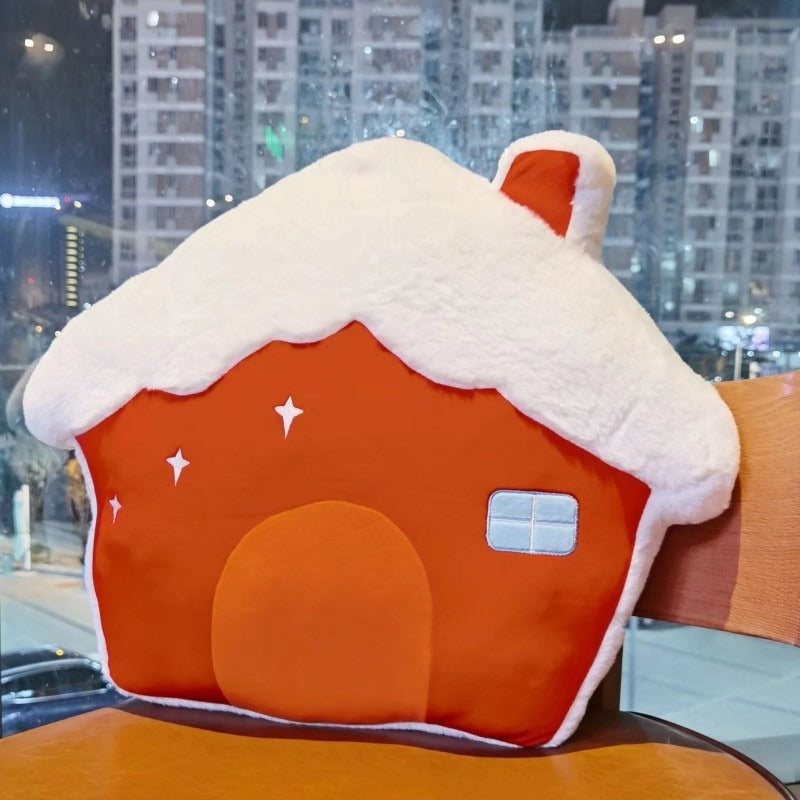 INS Christmas decoration pillow Christmas tree doll living room sofa cushion bed pillow red pillow case