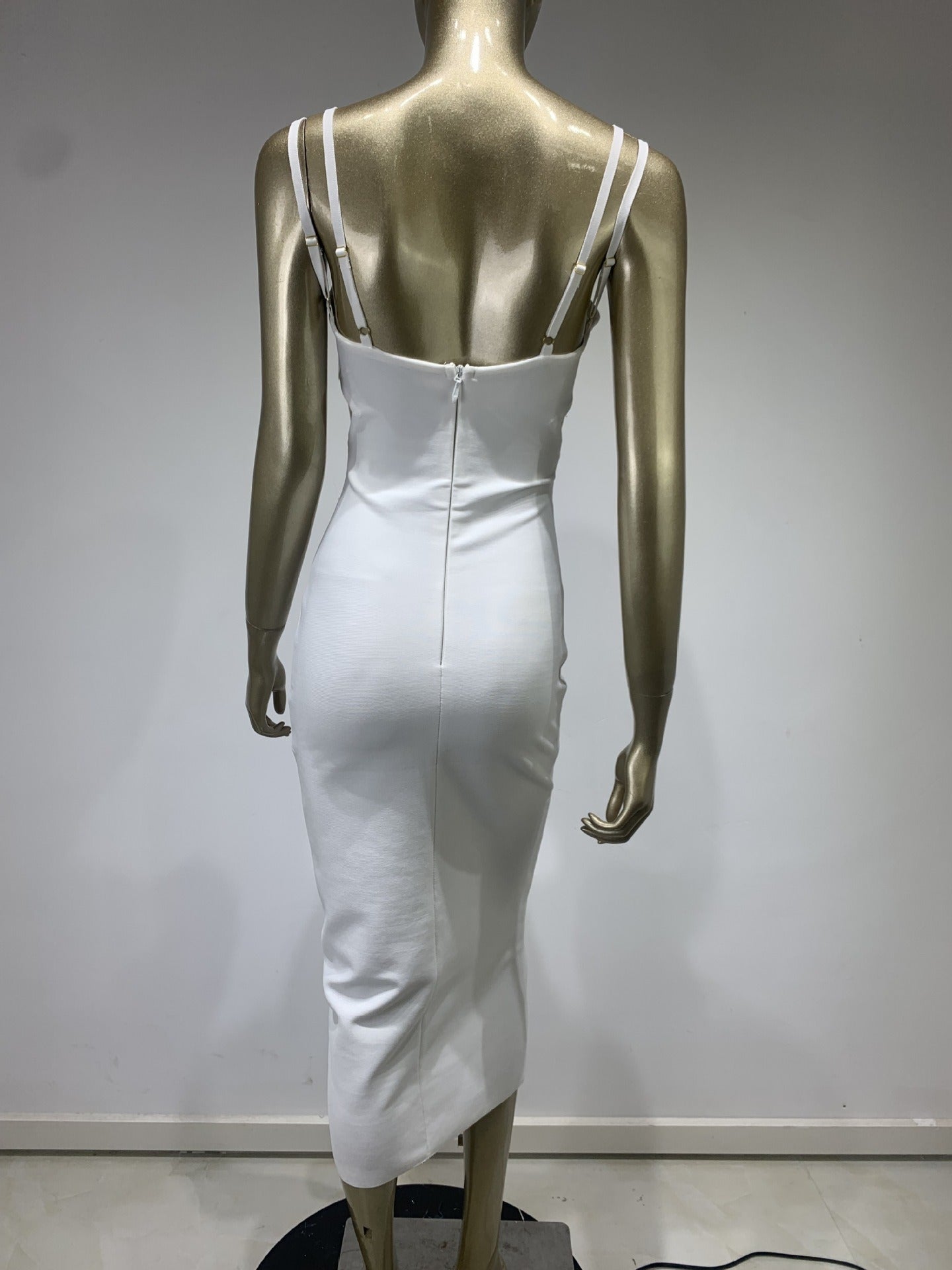 Bandage dress chain halter skirt party party dress