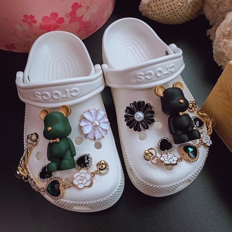 Rhinestone slippers. Non-Adult. Unisex.