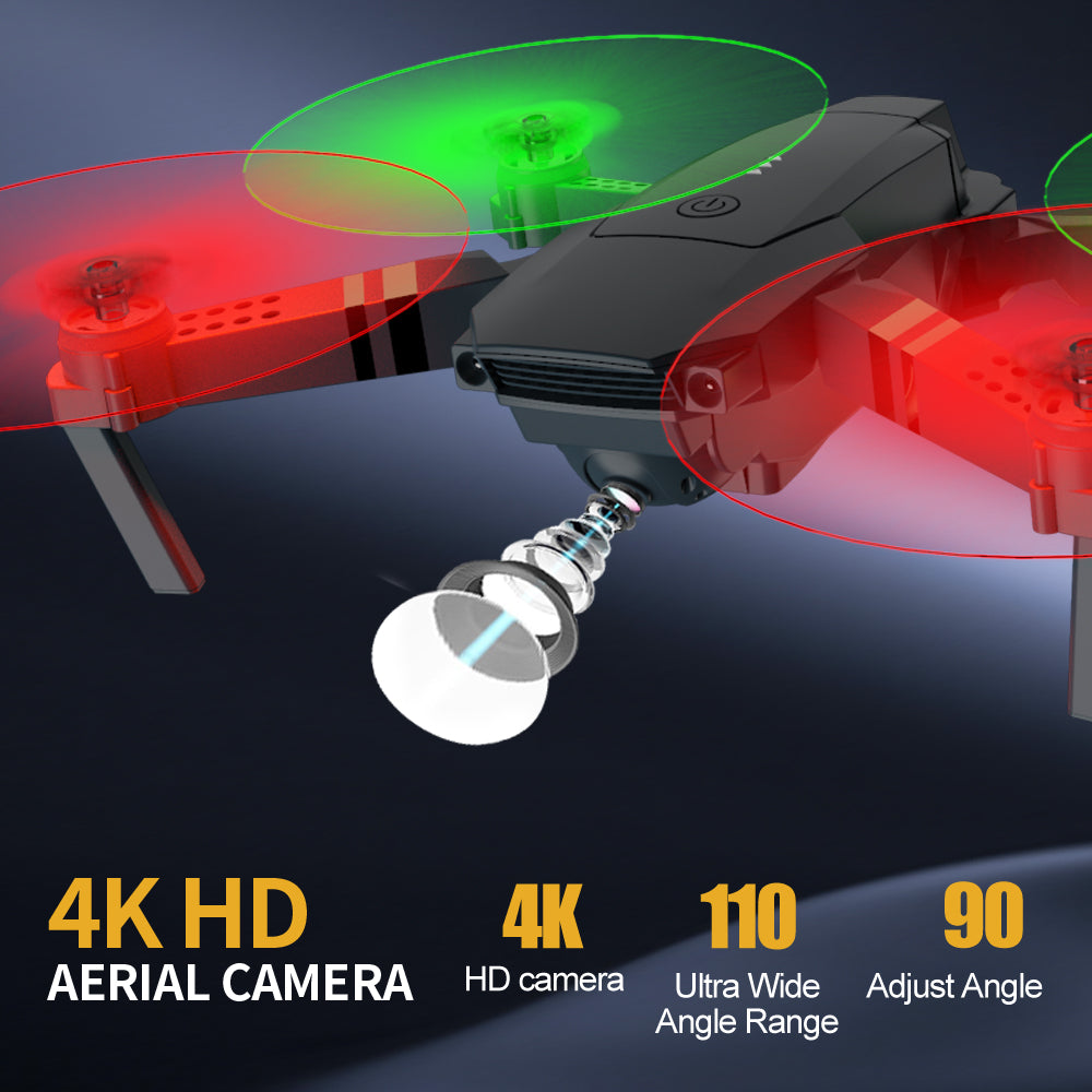 *New Christmas Gift Alert* E58 Folding Drone 4K Aerial Photography with LED