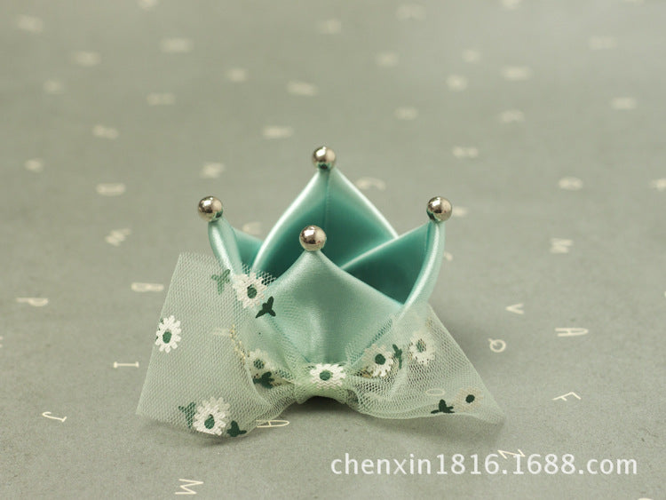 Korea Children's Headwear Wholesale Birthday Party Crown Girls Princess Baby Side Clip Hair Clips