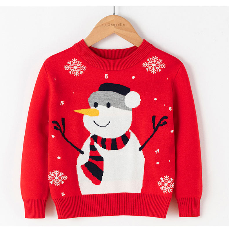Christmas Streewear - children's sweaters for autumn and winter. Snowman pullover.