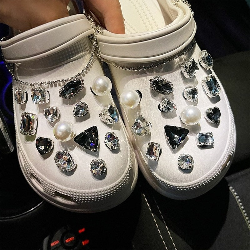 Rhinestone slippers. Non-Adult. Unisex.