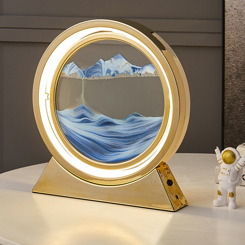 *New Christmas Gift Alert* - Creative Flow Sand Table Lamp Hourglass Ornament and Night Light