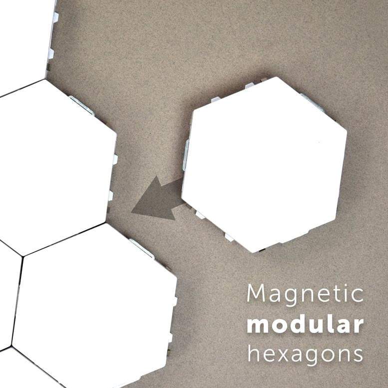 *New Christmas Decor Alert* - Quantum LED Hexagonal lamps, modular touch sensitive night light. Wall Decor.